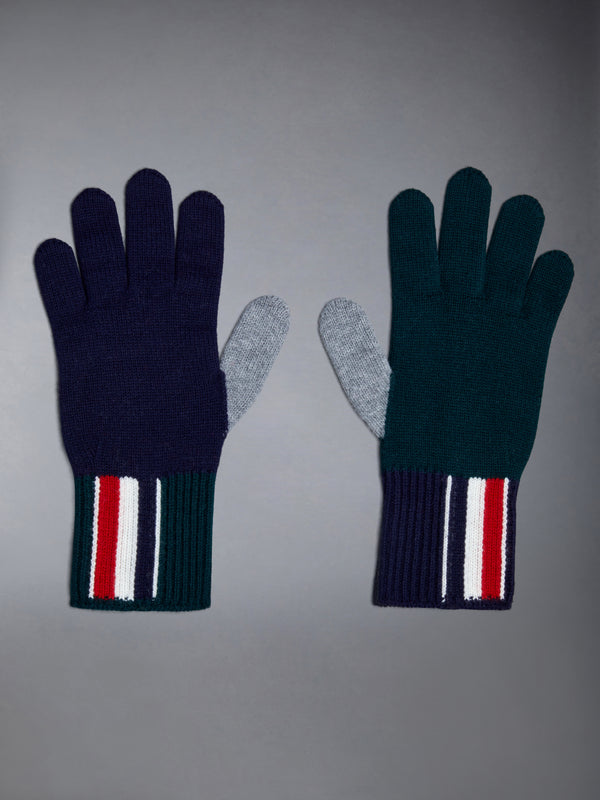 Fun-mix Merino Jersey Stripe Gloves - featured image
