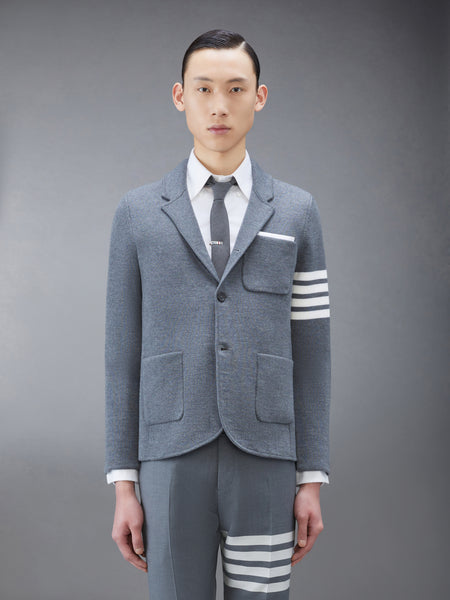 WOOL 4-BAR SPORT COAT MED GREY