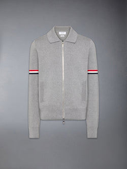 COTTON MILANO STITCH ARMBAND BOMBER JACKET