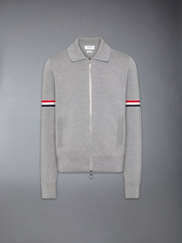 COTTON MILANO STITCH ARMBAND BOMBER JACKET - featured image