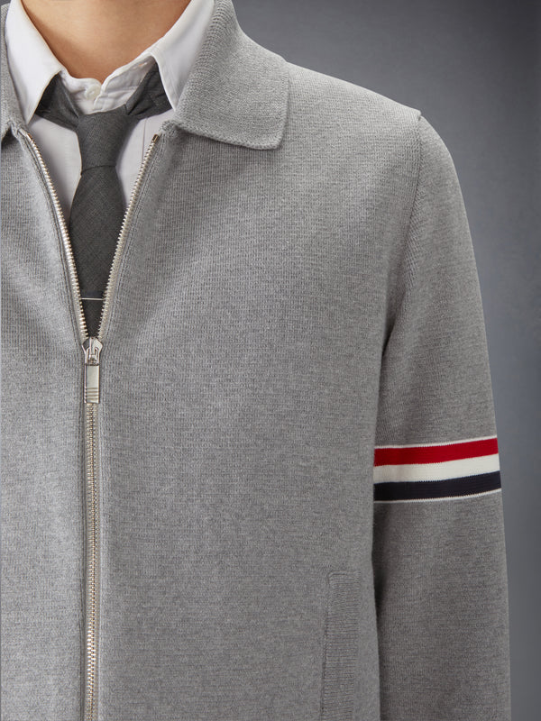 COTTON MILANO STITCH ARMBAND BOMBER JACKET - image 5