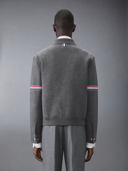 COTTON LOOPBACK JACKET MED GREY