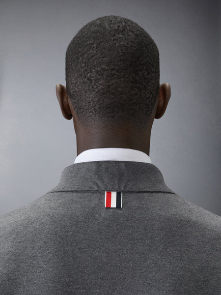 COTTON LOOPBACK JACKET MED GREY