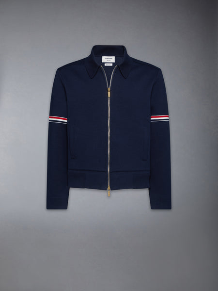 COTTON LOOPBACK JACKET NAVY