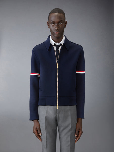 COTTON LOOPBACK JACKET NAVY
