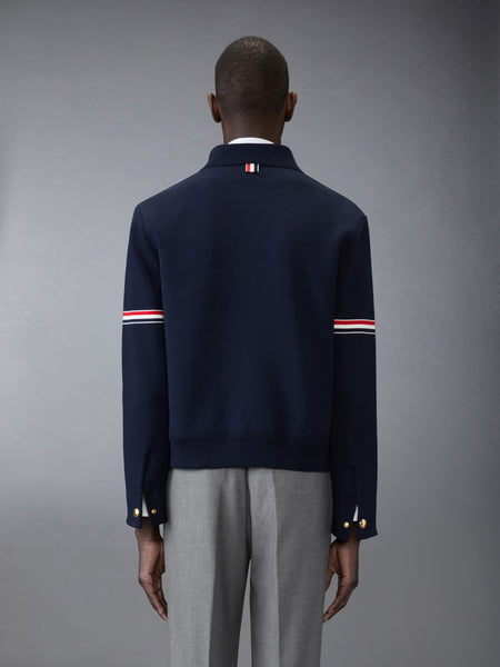 COTTON LOOPBACK JACKET NAVY