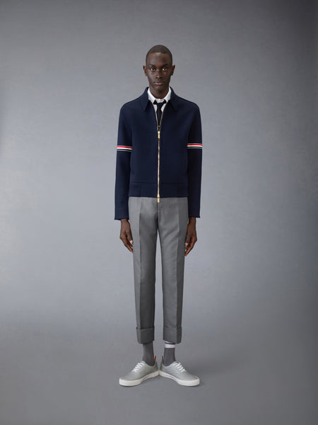 COTTON LOOPBACK JACKET NAVY