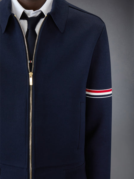 COTTON LOOPBACK JACKET NAVY