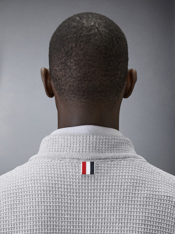 LINEN COTTON 4-BAR CARIDGAN JACKET - image 4