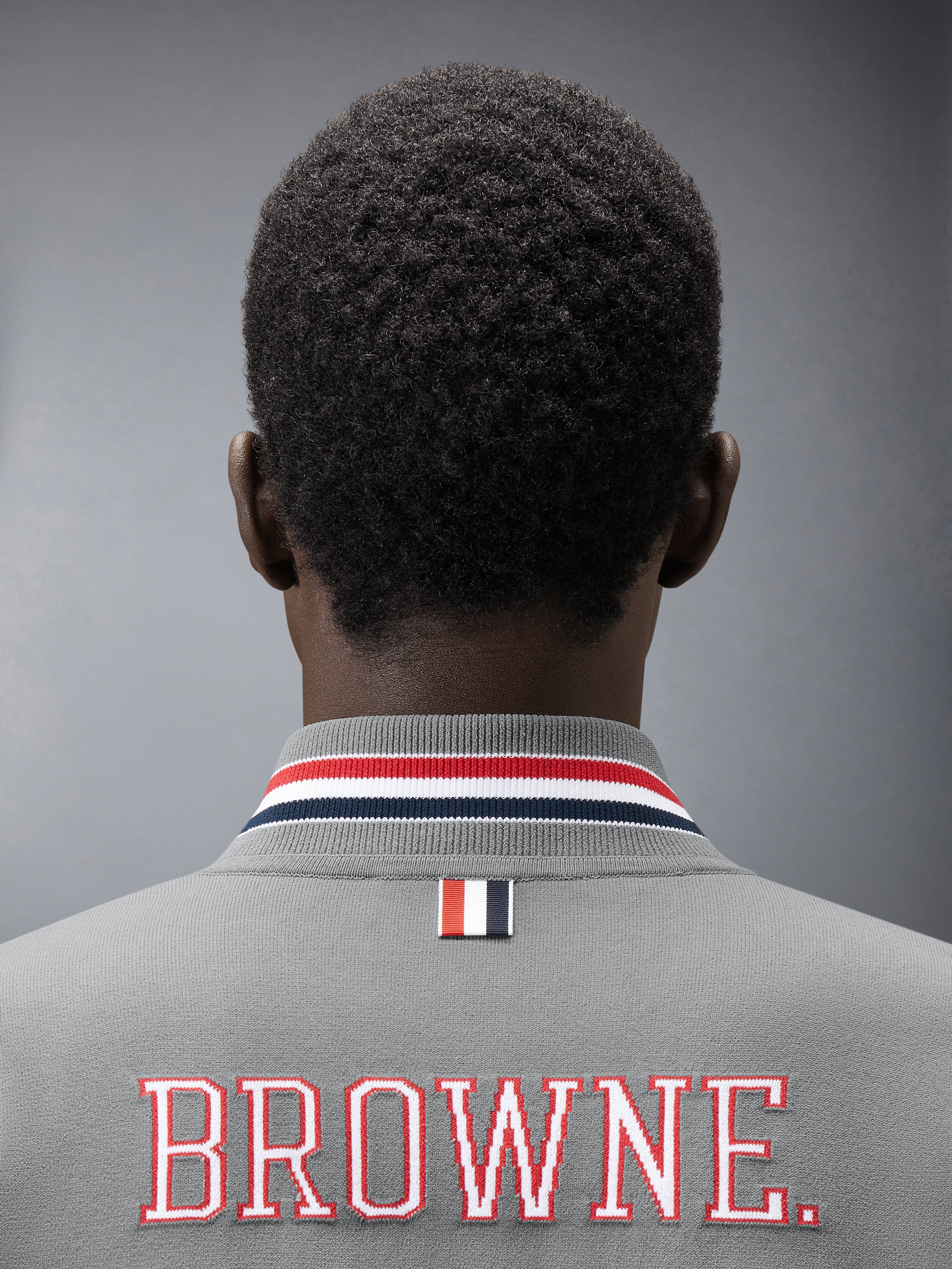 Browne 65 Intarsia Bomber Jacket | Thom Browne