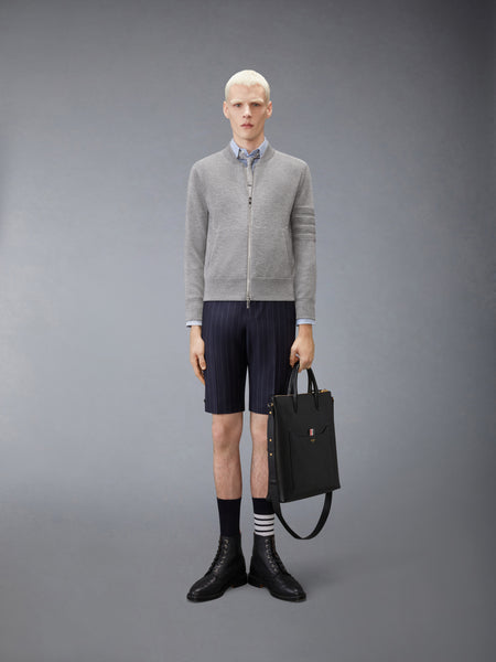 OTTOMAN MILANO STITCH 4-BAR BOMBER JACKET LT GREY