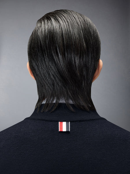 OTTOMAN MILANO STITCH 4-BAR BOMBER JACKET NAVY