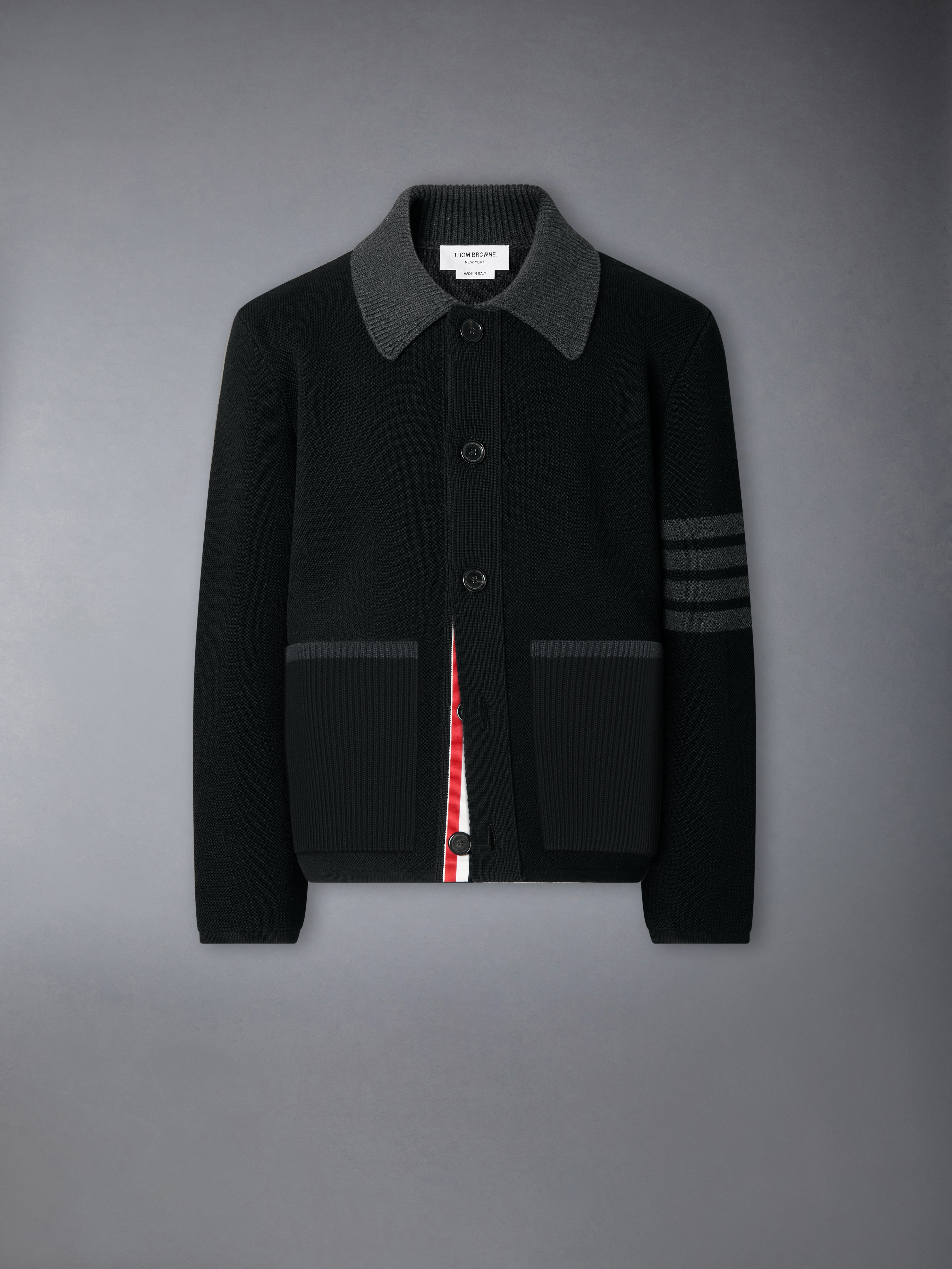 Merino Wool 4-Bar Work Jacket | Thom Browne