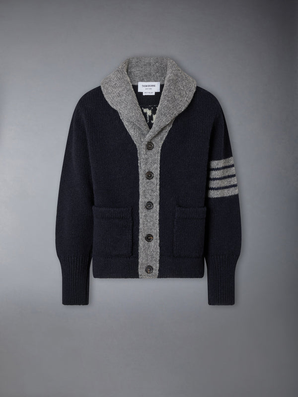 BROWNE 65 INTARSIA CARDIGAN JACKET - featured image