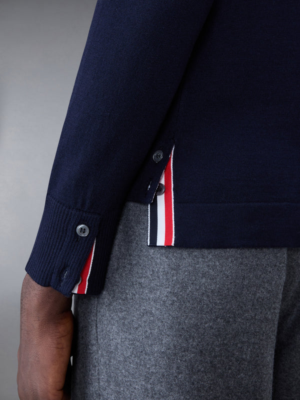 MERINO JERSEY STRIPE INTARSIA SHIRT - image 6