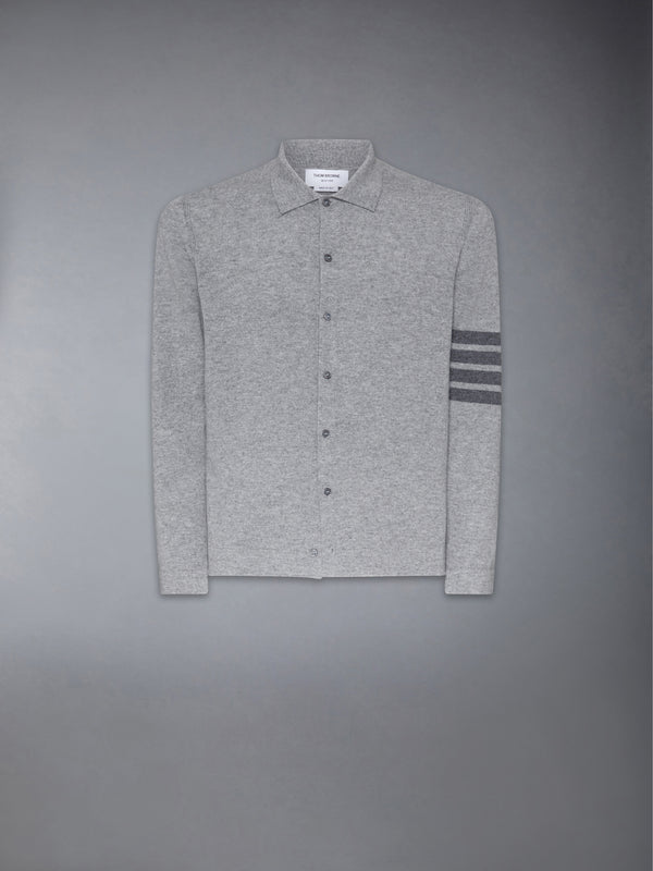 CASHMERE JERSEY STITCH 4-BAR SHIRT - featured image