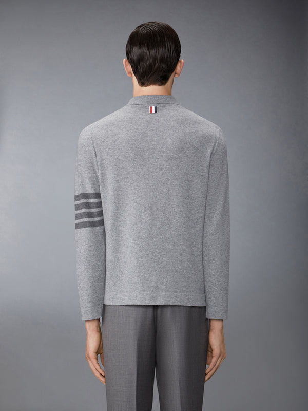 CASHMERE JERSEY STITCH 4-BAR SHIRT - image 2