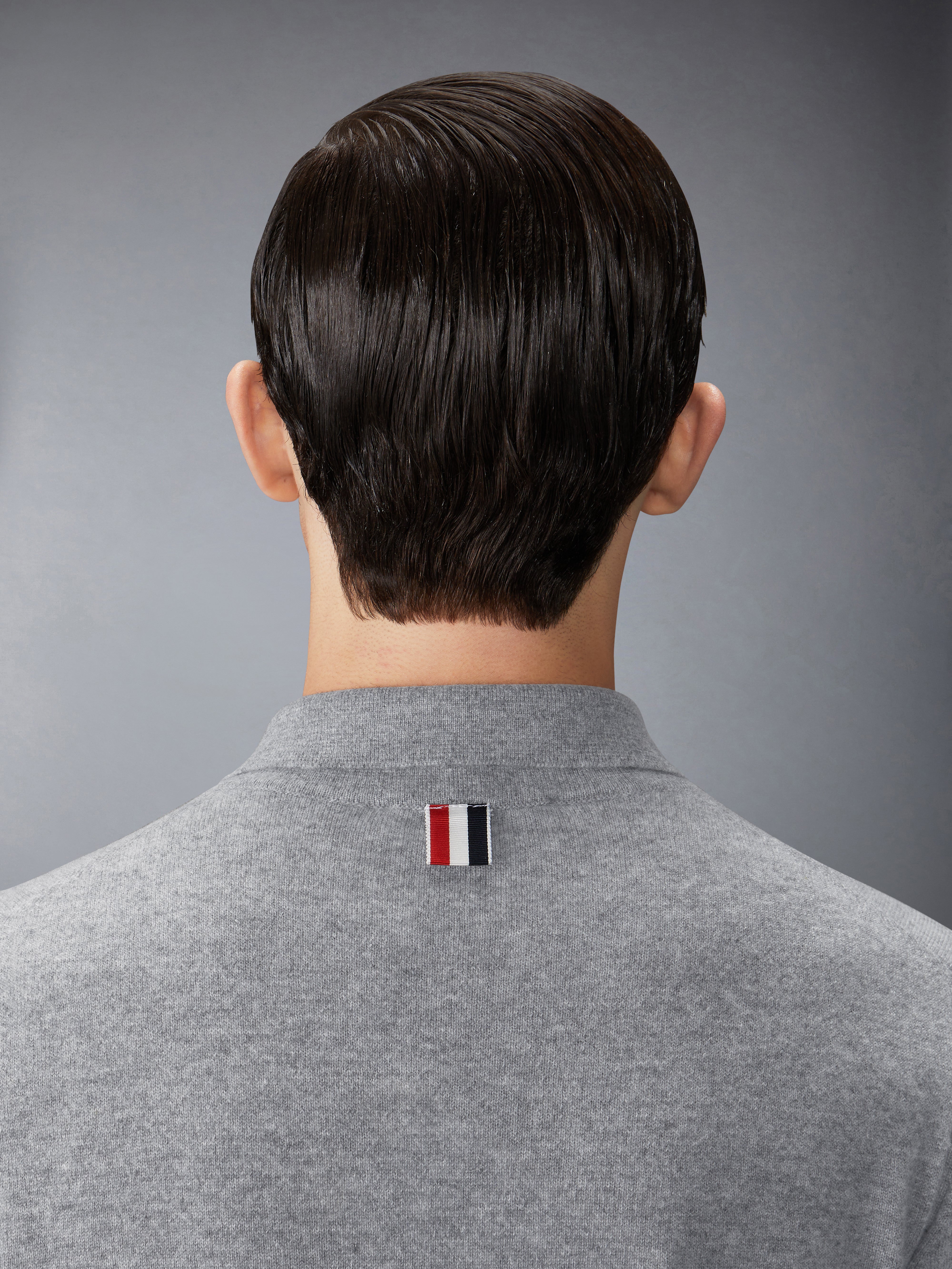 THOM BROWNE グレー 長袖カットソー THOM BROWNE グレー 長袖カットソー トム・ブラウン THOM BROWNE T