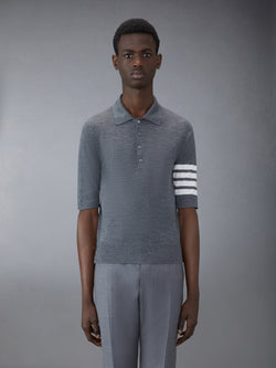 FINE MERINO WOOL 4-BAR POLO