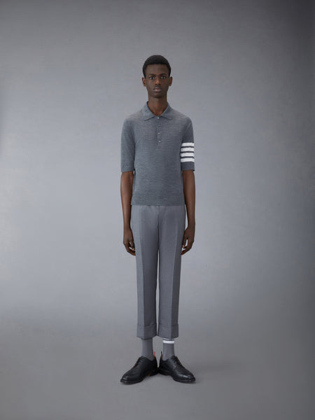 FINE MERINO WOOL 4-BAR POLO