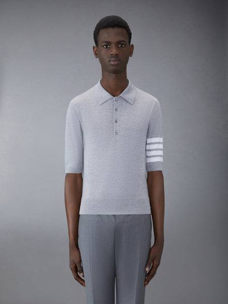 FINE MERINO WOOL 4-BAR POLO