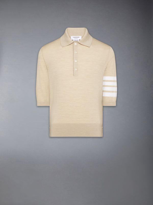 FINE MERINO WOOL 4-BAR POLO - featured image