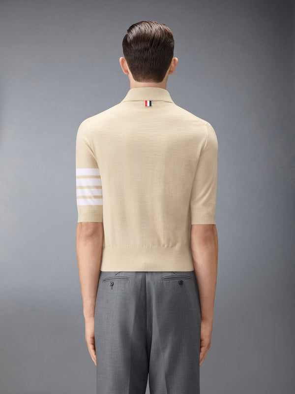 FINE MERINO WOOL 4-BAR POLO - image 2