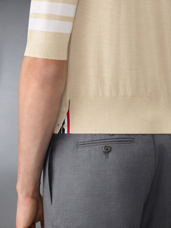 FINE MERINO WOOL 4-BAR POLO - image 4