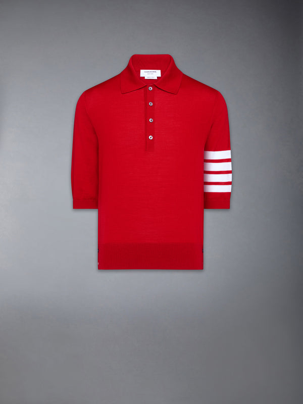 FINE MERINO WOOL 4-BAR POLO - featured image