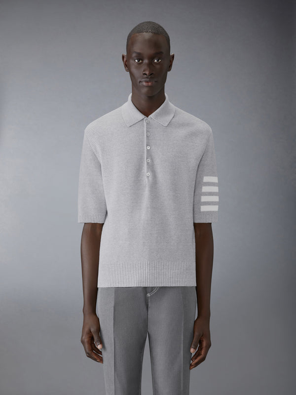 LINEN COTTON 4-BAR RELAXED FIT POLO - image 1