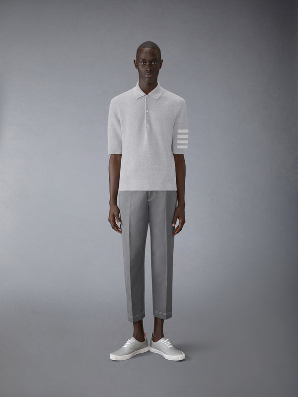 LINEN COTTON 4-BAR RELAXED FIT POLO - image 3
