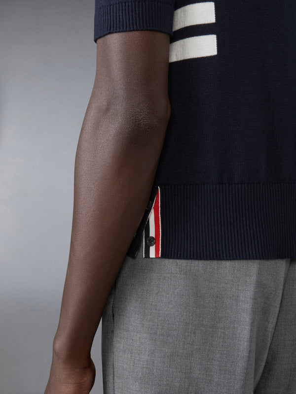 COTTON 4-BAR RELAXED FIT POLO - image 5