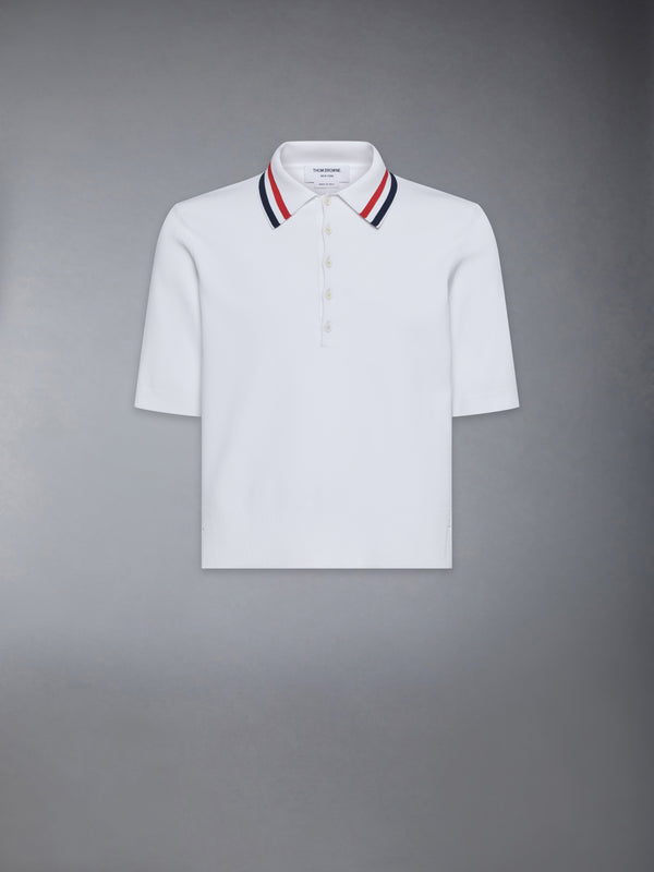 STRETCH VISCOSE TENNIS POLO - featured image