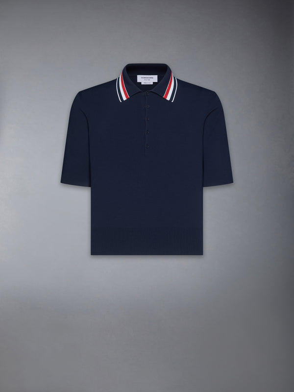 STRETCH VISCOSE TENNIS POLO - featured image