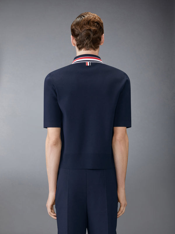 STRETCH VISCOSE TENNIS POLO - image 2