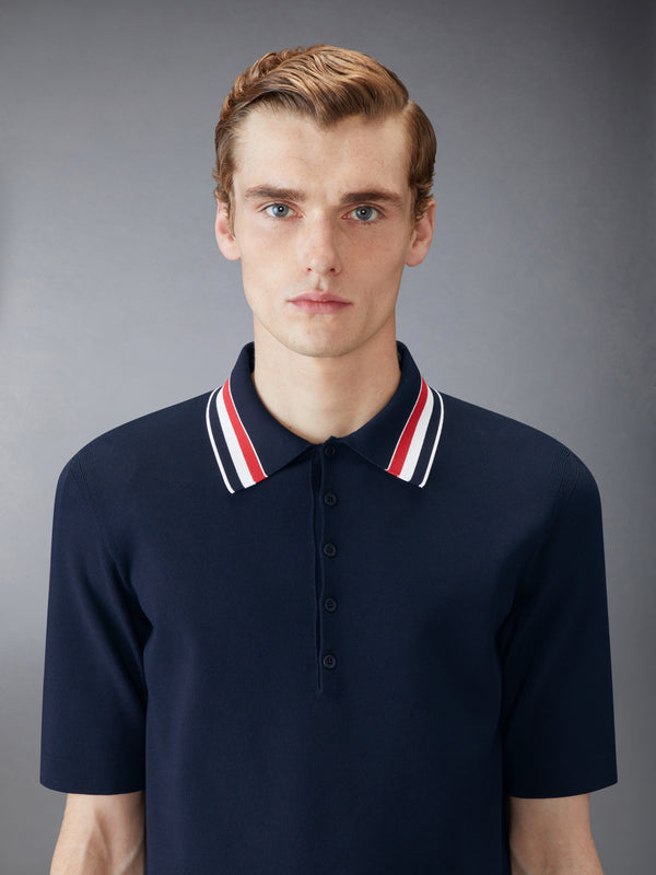 STRETCH VISCOSE TENNIS POLO - image 4