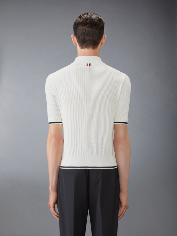 HALF & HALF COTTON 4-BAR RELAXED FIT POLO - image 2