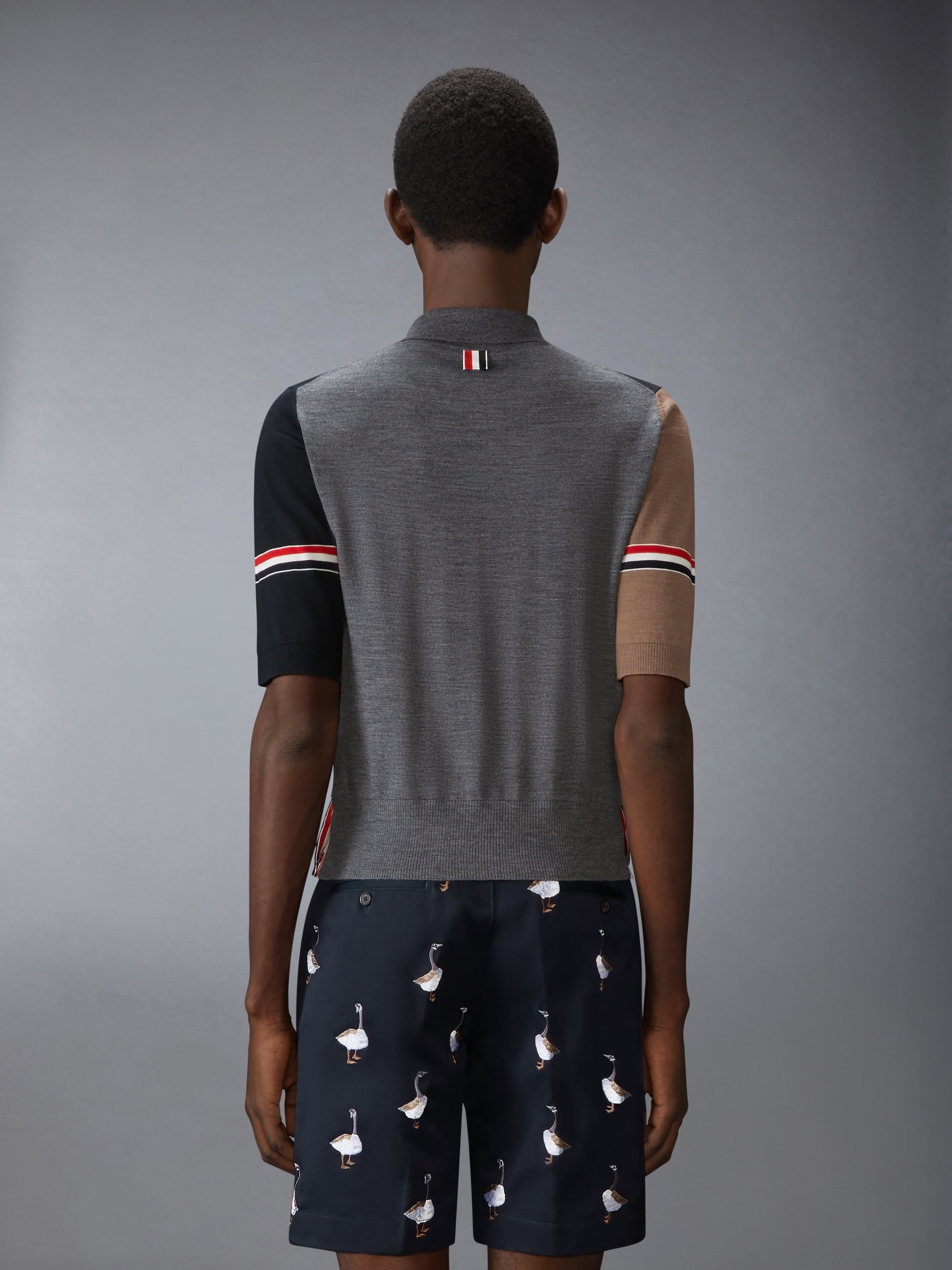 Fine Merino Wool Funmix Polo | Thom Browne