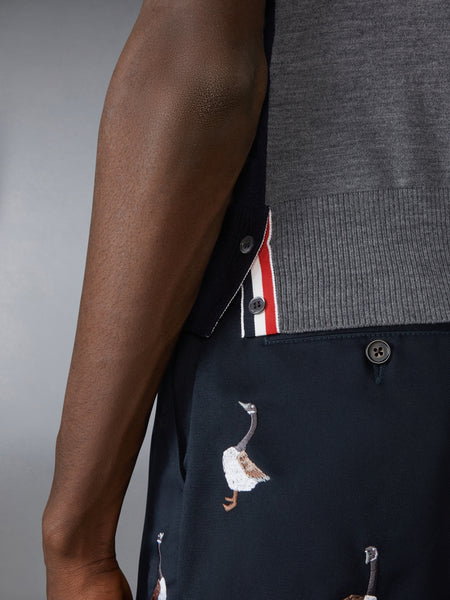 FINE MERINO WOOL FUNMIX POLO