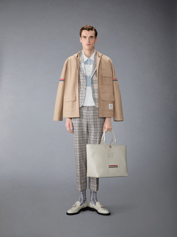 CASHMERE BABY CABLE STITCH 4-BAR RUGBY STRIPE POLO - image 3