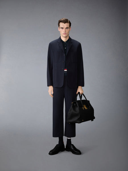 플로트 리플 스티치 RWB 스트라이프 폴로 네이비