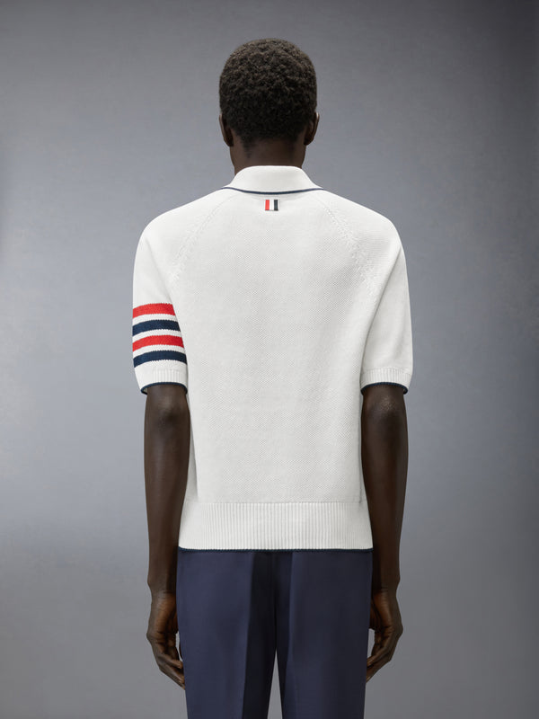 LINEN COTTON 4-BAR RELAXED FIT POLO - image 2