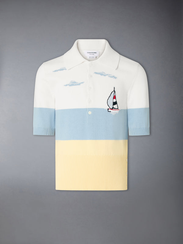 NANTUCKET SCENIC JERSEY POLO - featured image