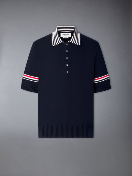 RWB ARMBAND SAILBOAT RUGBY POLO NAVY