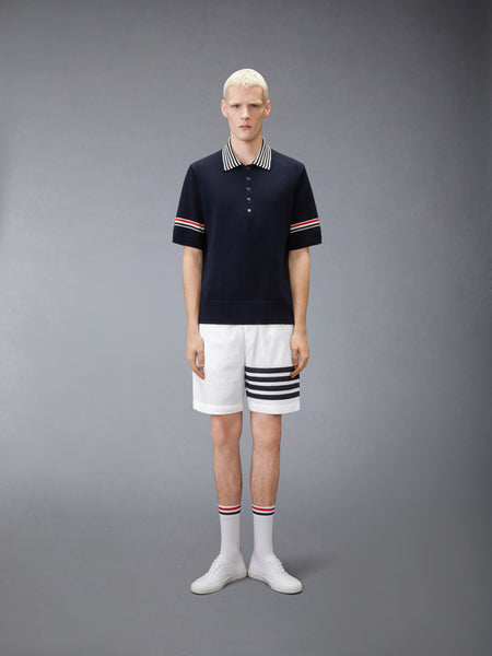 RWB ARMBAND SAILBOAT RUGBY POLO NAVY