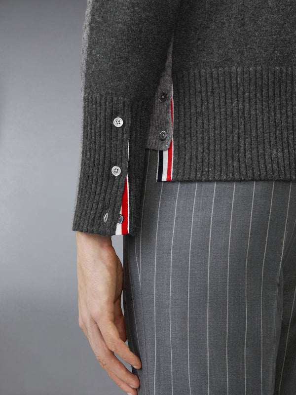 BABY CABLE STITCH 4-BAR LONG SLEEVE POLO - image 5