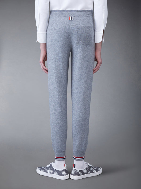 CASHMERE STRIPE SWEATPANTS
