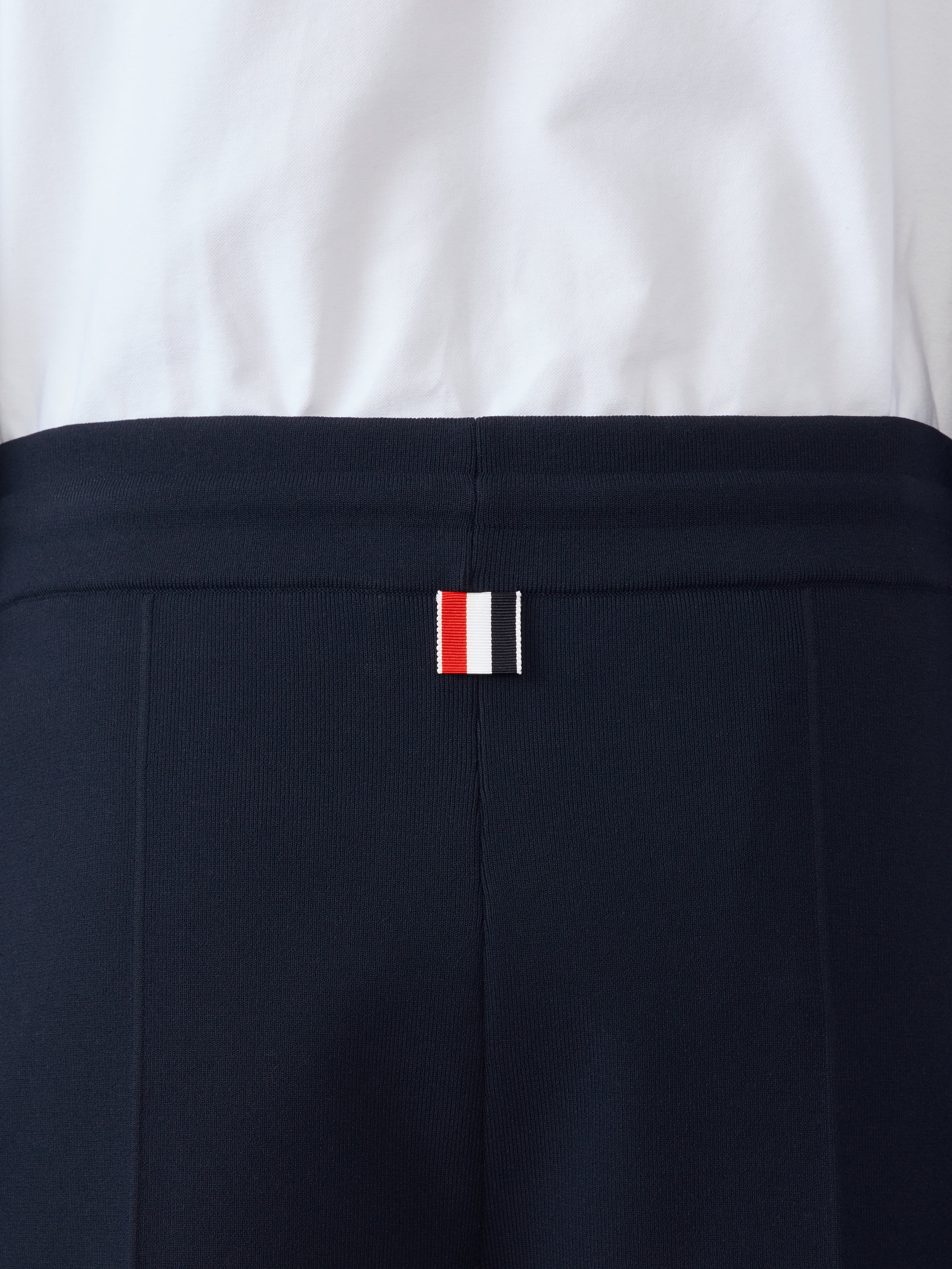 Full Needle Stitch Tennis Shorts In Stretch Viscose W/ Rwb