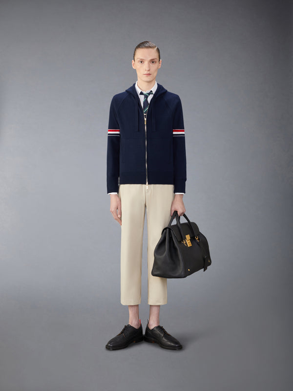 CASHMERE ARMBAND ZIP UP HOODIE - image 3