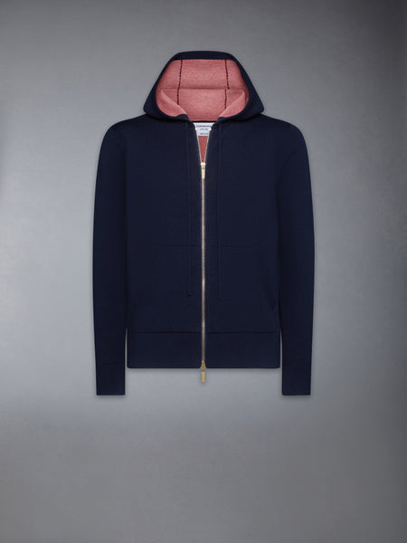 COTTON FLORAL HECTOR HOODIE NAVY